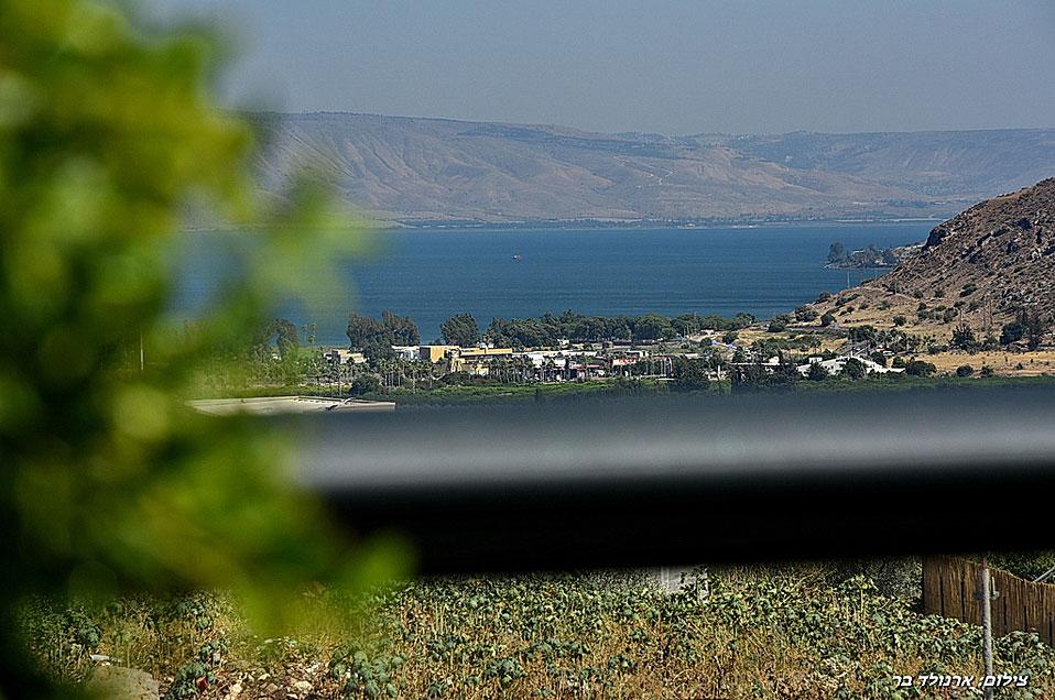 נוף פנוראמי לכנרת ולהר ארבל