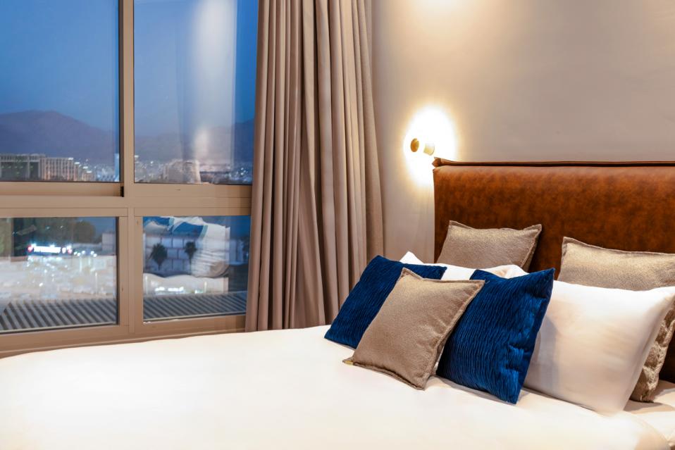 דירה משפחתית שני חדרים ונוף לים