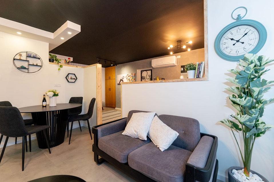 חלל מרכזי בסוויטה דיימונד