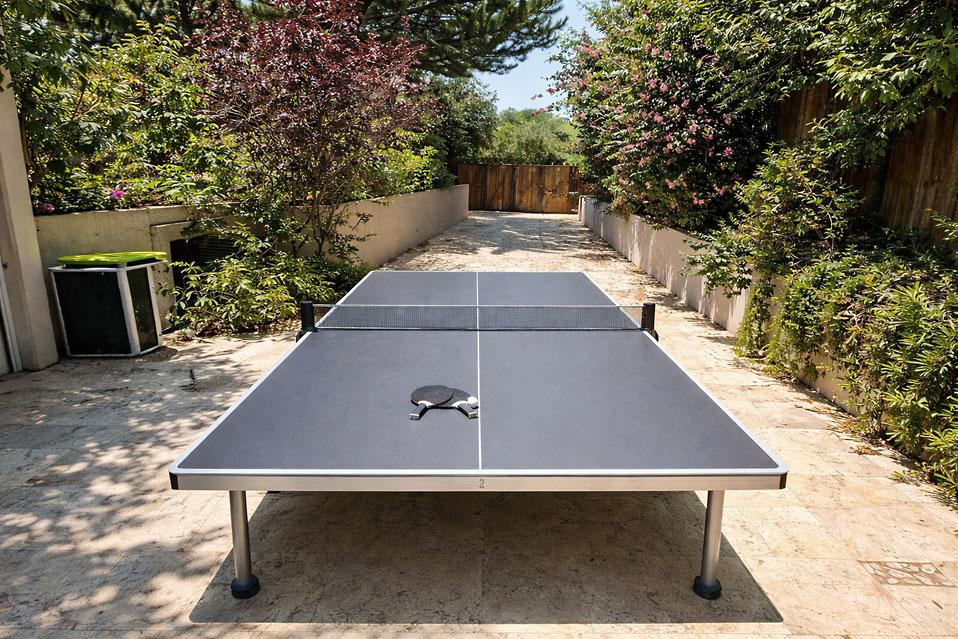 טניס שולחן מקצועי בחצר