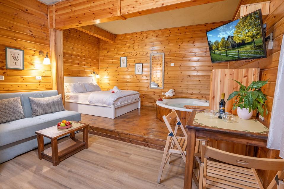 בקתת ים- בקתת עץ זוגית באווירה חמימה